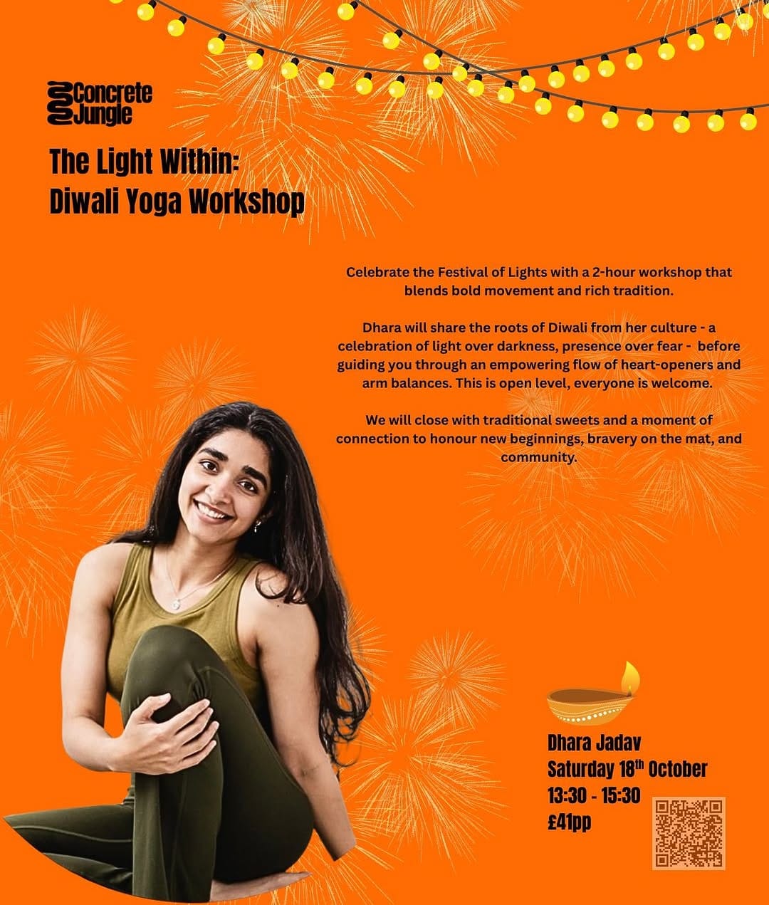 Post 3 by Dhara Jadav | Yoga Teacher & Practitioner on Instagram (image)