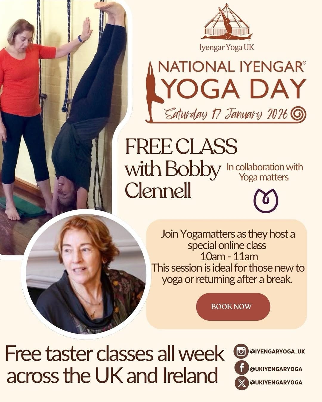 Post 6 by Iyengar Yoga (UK) on Instagram (image)