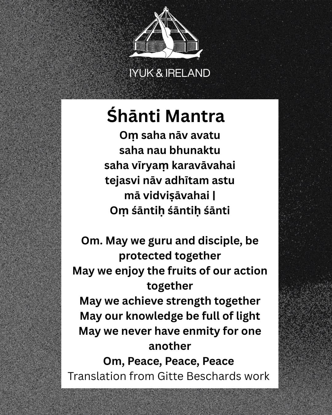 Post 9 by Iyengar Yoga (UK) on Instagram (image)