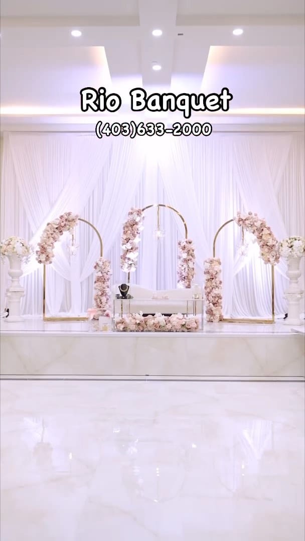 Post 10 by Rio Banquet Hall | Calgary | YYC on Instagram (video)