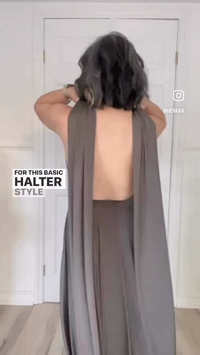 Post 6 by Henkaa | Convertible Dresses on Instagram (video)