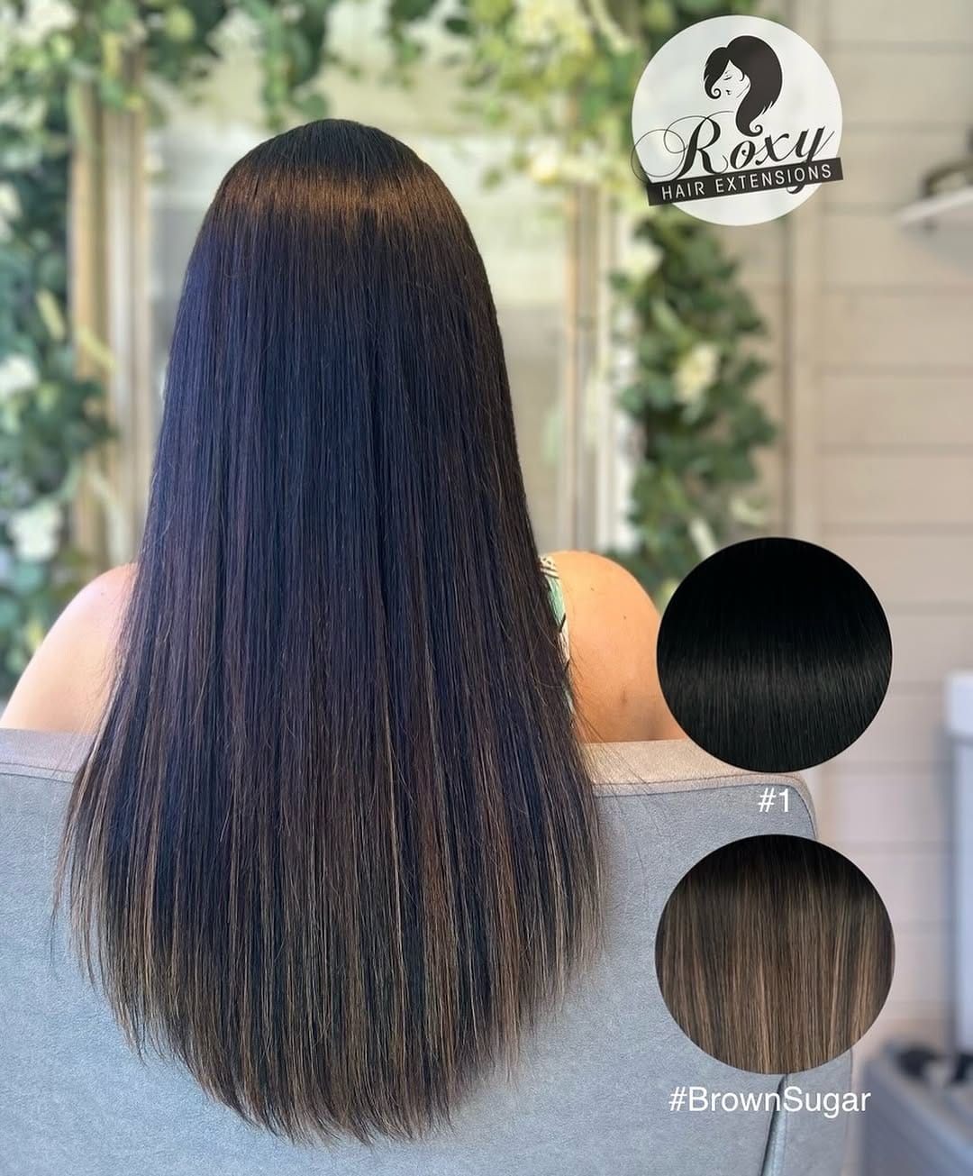 Post 1 by Roxy Hair Extensions Supplier on Instagram (image)