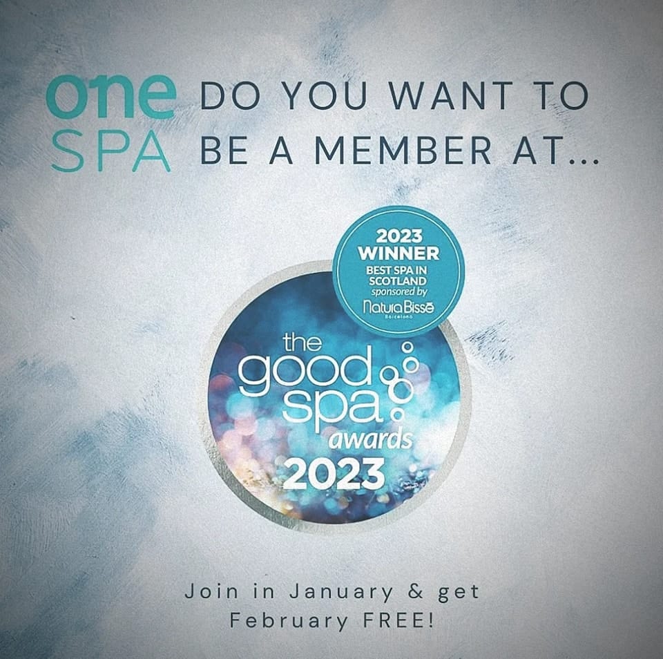 Post 4 by One Spa, Edinburgh on Instagram (image)