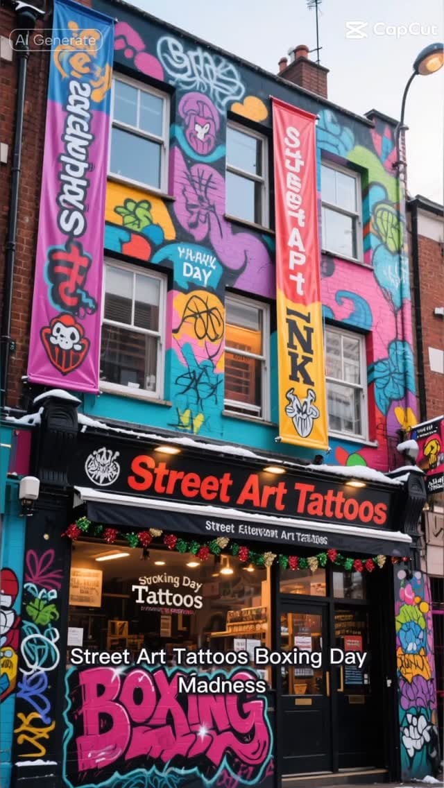 Post 1 by Street Art Tattoos Sheffield on Instagram (video)