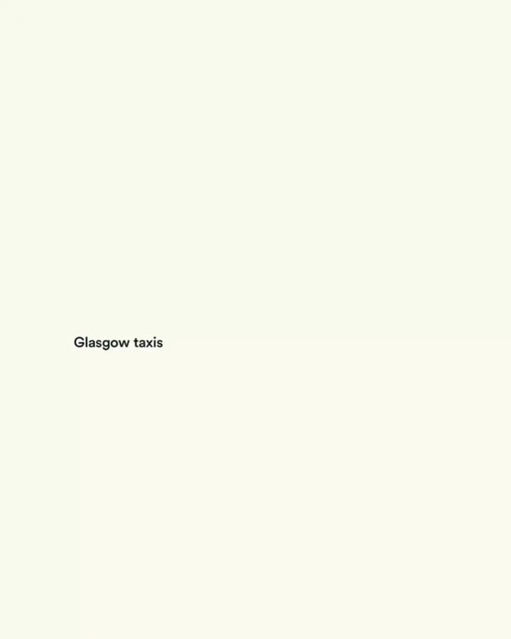 Post 7 by Glasgow Taxis on Instagram (video)