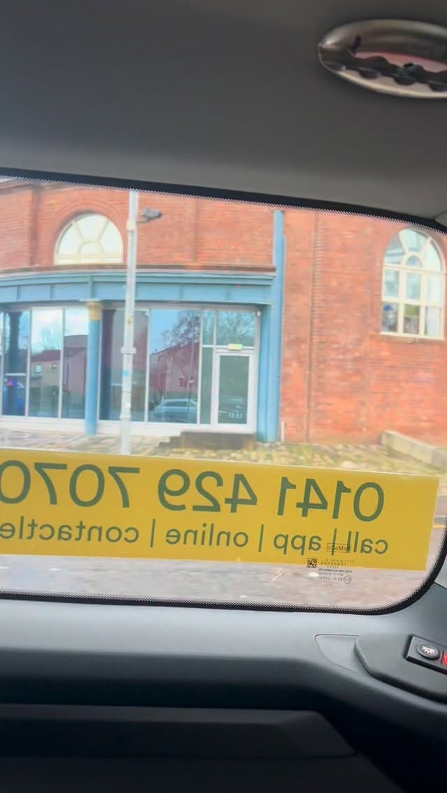 Post 3 by Glasgow Taxis on Instagram (video)