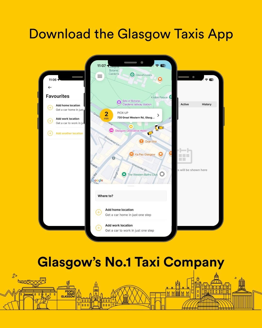 Post 4 by Glasgow Taxis on Instagram (image)