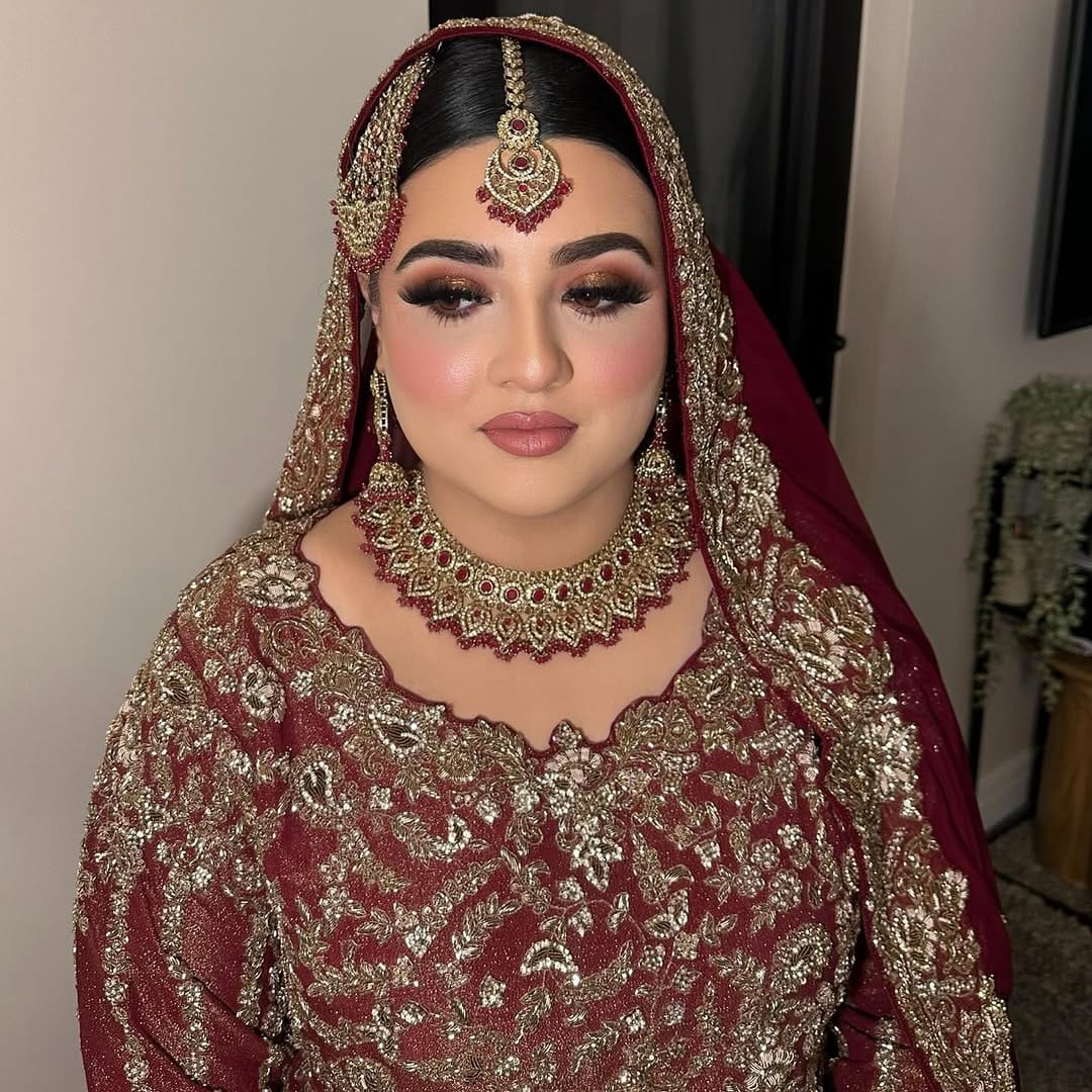 Post 2 by Qasira Aftab Bridal Artist on Instagram (carousel)