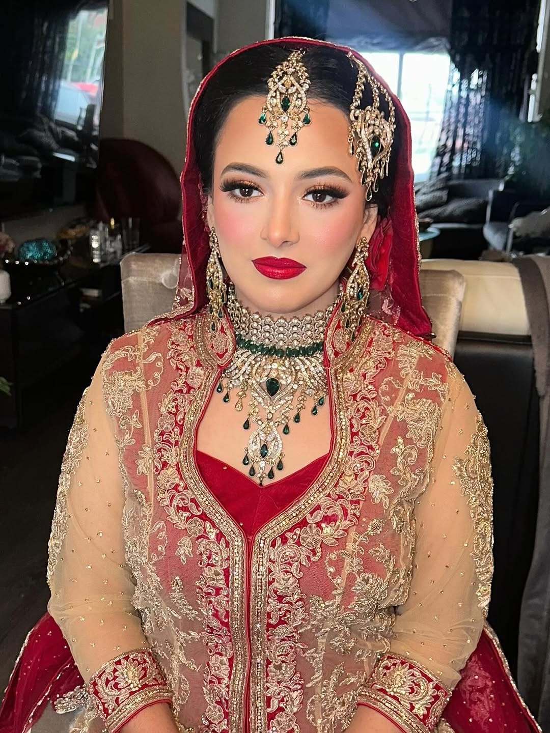 Post 5 by Qasira Aftab Bridal Artist on Instagram (carousel)