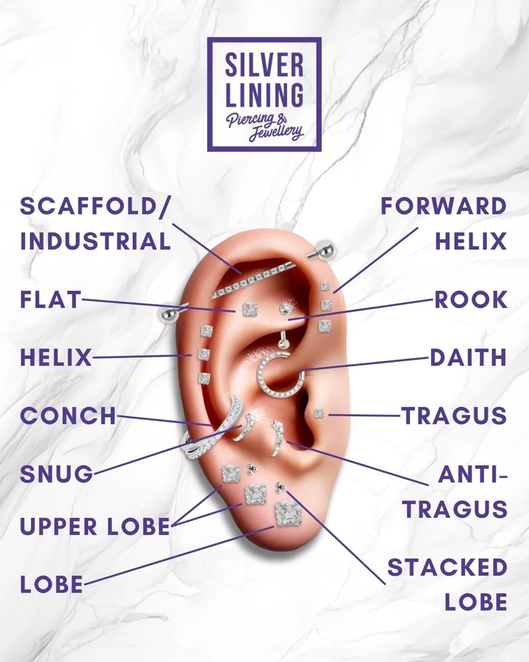 Post 10 by Silver Lining Piercing on Instagram (image)