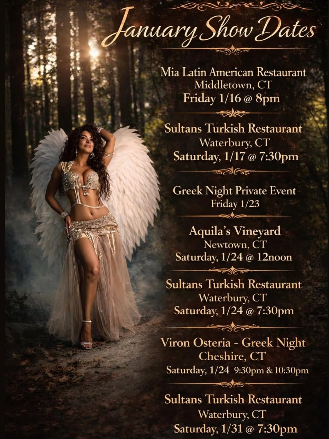Post 5 by Kelvia Mitri- Meda 🧿 | Belly Dancer CT on Instagram (image)