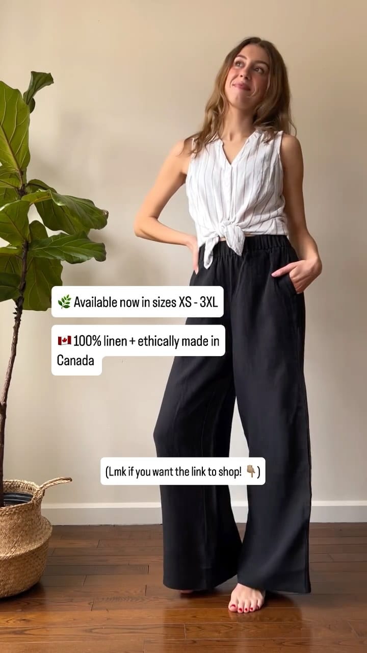 Post 8 by Prana Vida | Slow Fashion, Made in Canada on Instagram (video)