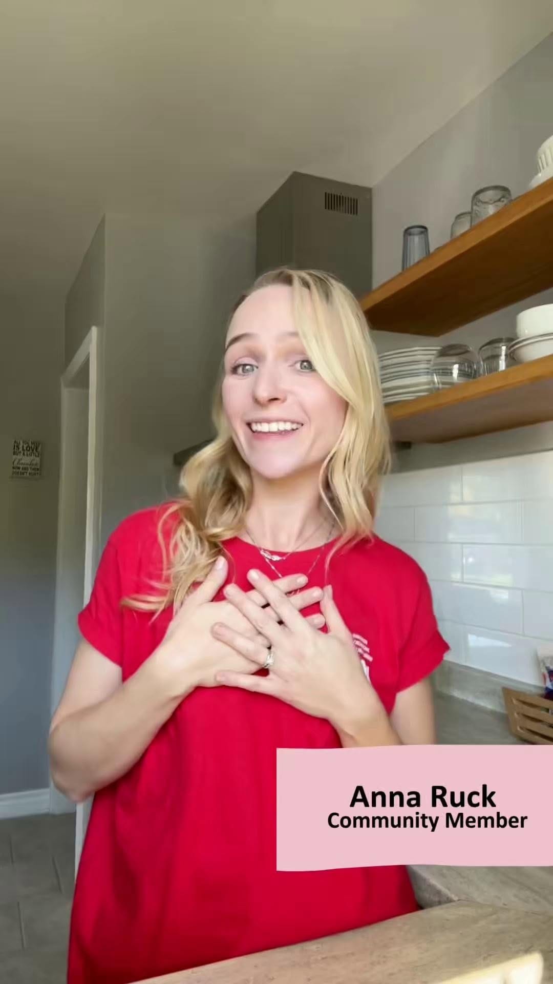 Post 4 by Anna Ruck: Wife, Mama, & Content Creator on Instagram (video)
