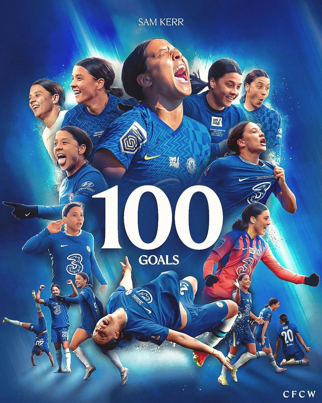 Post 10 by Sam Kerr on Instagram (image)