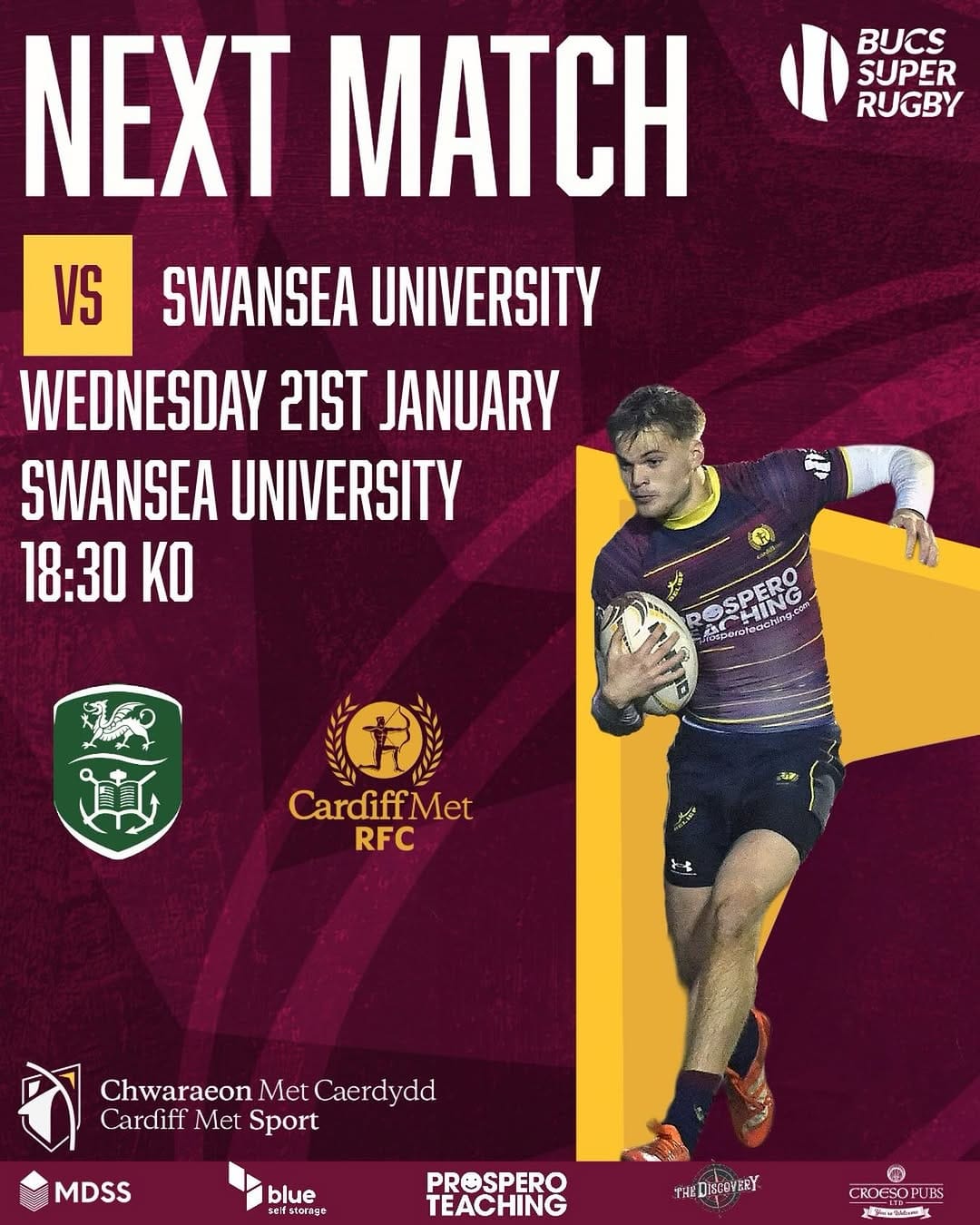 Post 2 by Cardiff Met Sport on Instagram (image)