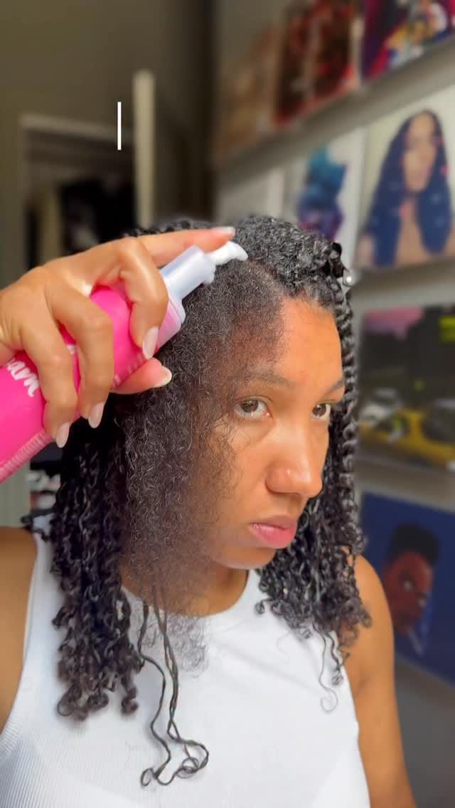 Post 8 by Keke | Natural Curly Hair & Fitness UK on Instagram (video)