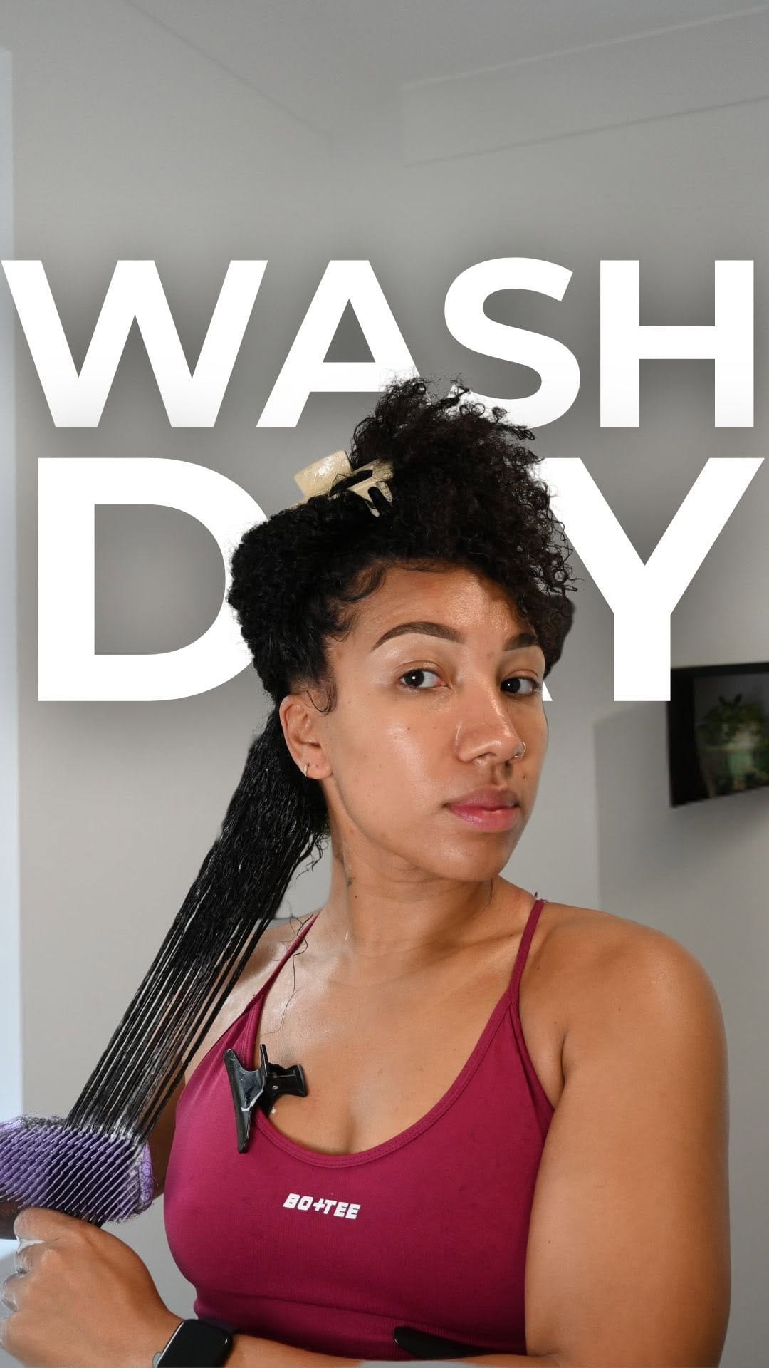 Post 7 by Keke | Natural Curly Hair & Fitness UK on Instagram (video)