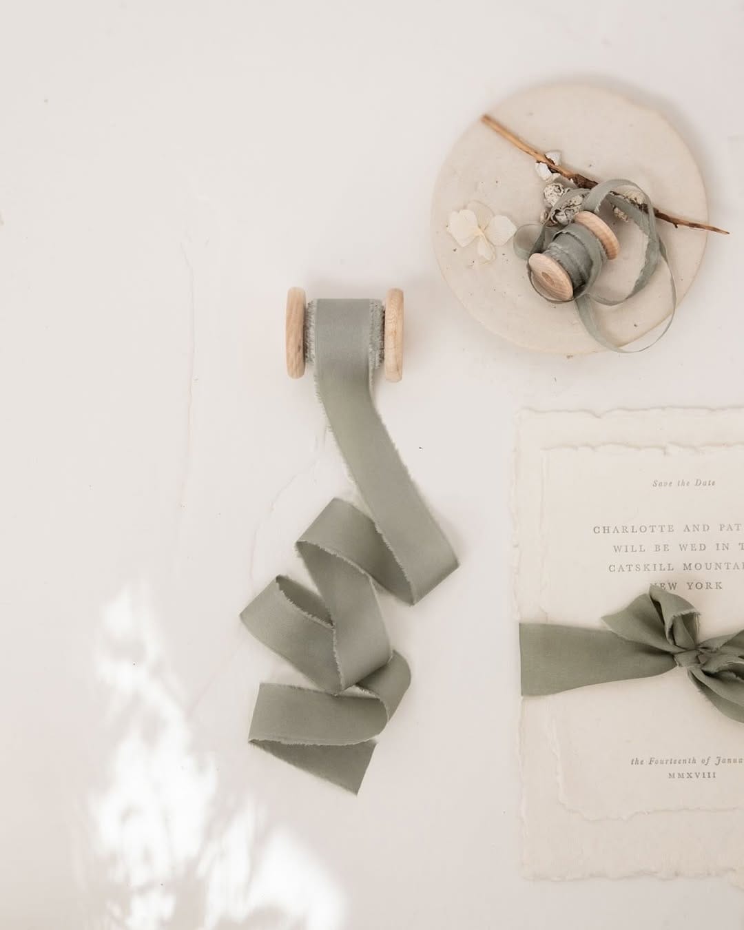 Post 5 by Stella Wolfe | Curated Hand-Dyed Silk Ribbon on Instagram (image)