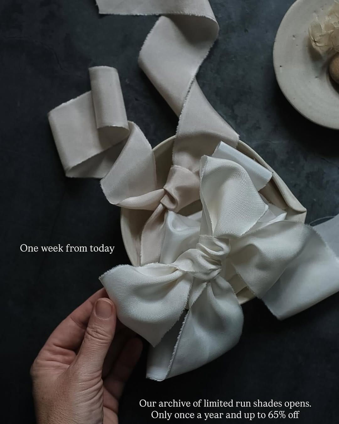 Post 8 by Stella Wolfe | Curated Hand-Dyed Silk Ribbon on Instagram (image)
