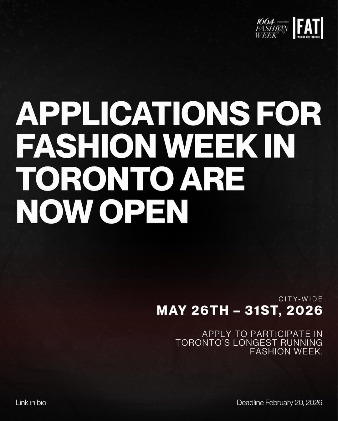 Post 3 by Fashion Art Toronto on Instagram (carousel)