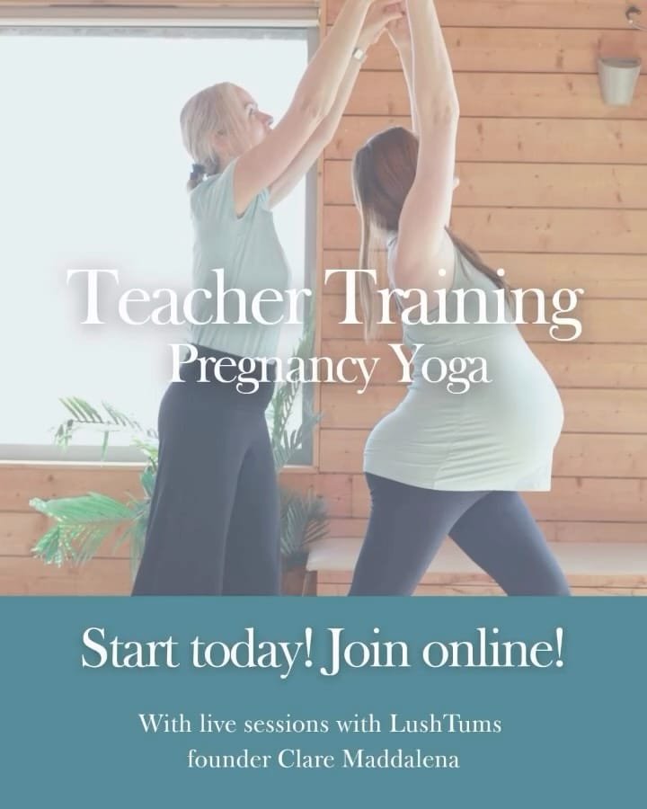 Post 7 by Clare Maddalena ~ Yoga for Pregnancy on Instagram (video)