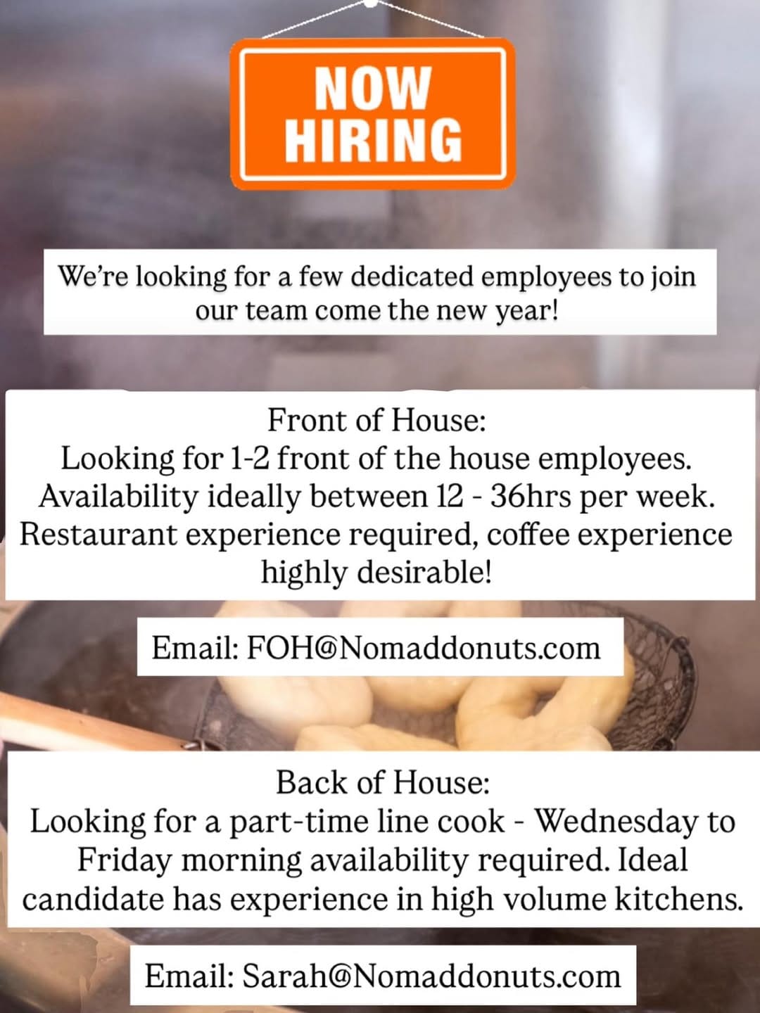 Post 10 by Nomad Donuts on Instagram (image)