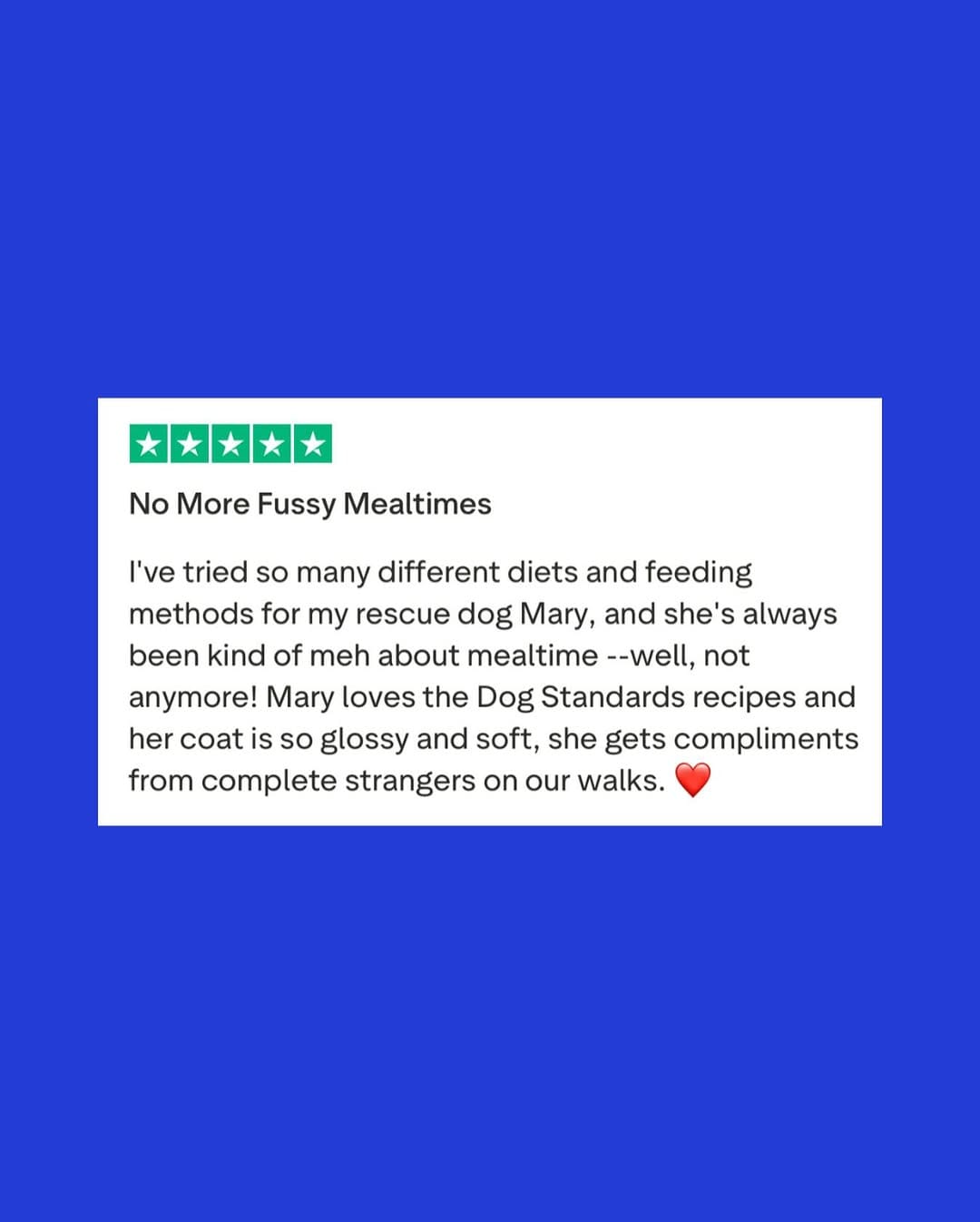 Post 9 by Dog Standards Fresh Dog Food on Instagram (image)
