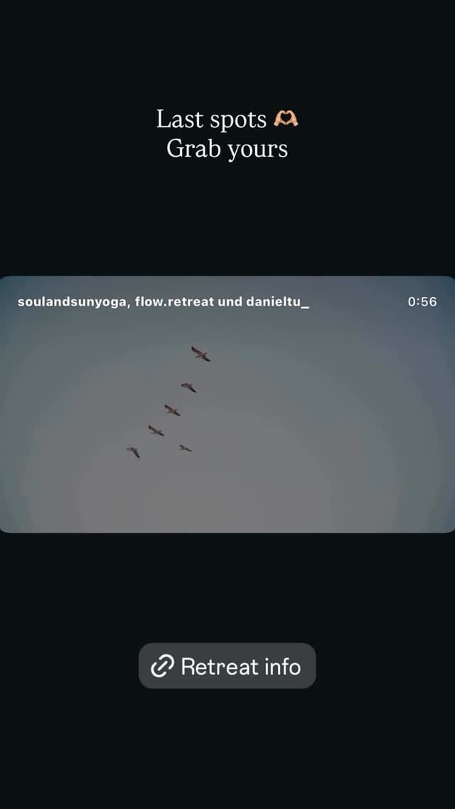 Post 8 by Sacred Space Retreats on Instagram (video)