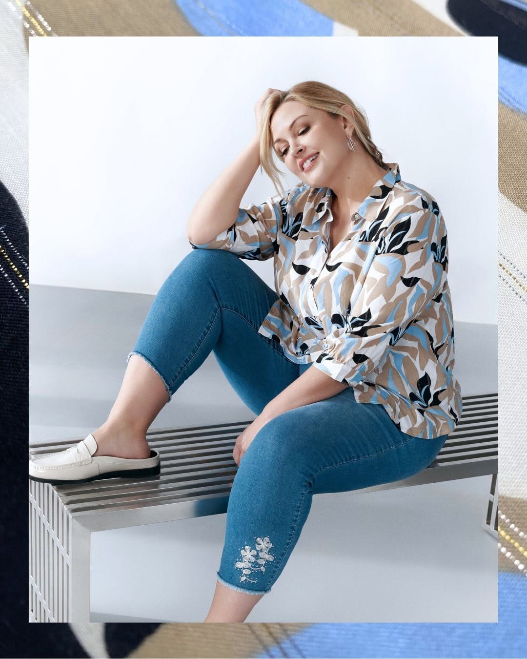 Post 2 by Claire France : mode taille plus on Instagram (carousel)