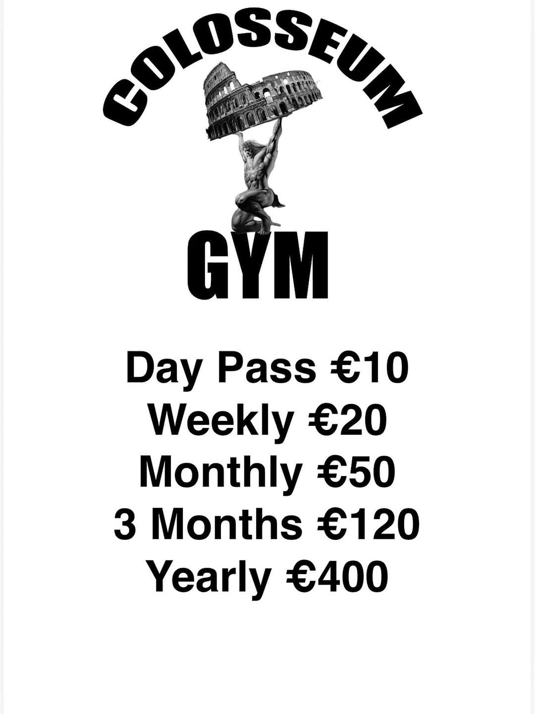 Post 6 by Colosseum Gym on Instagram (image)