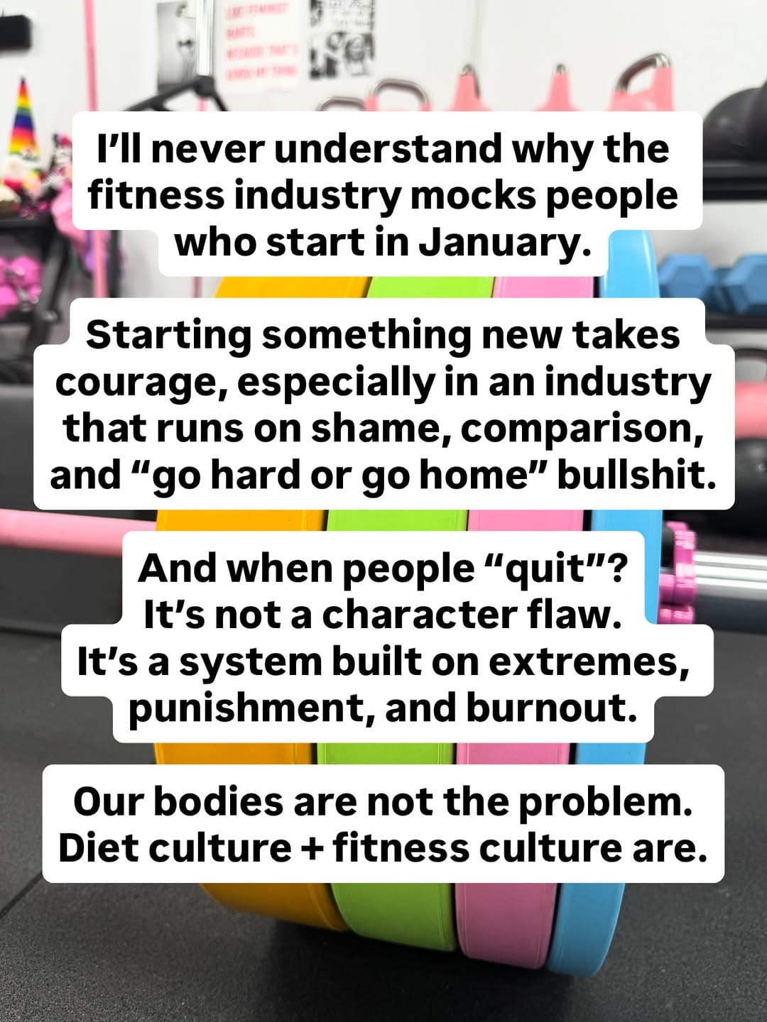Post 3 by Kim Stacey | Personal Trainer on Instagram (image)