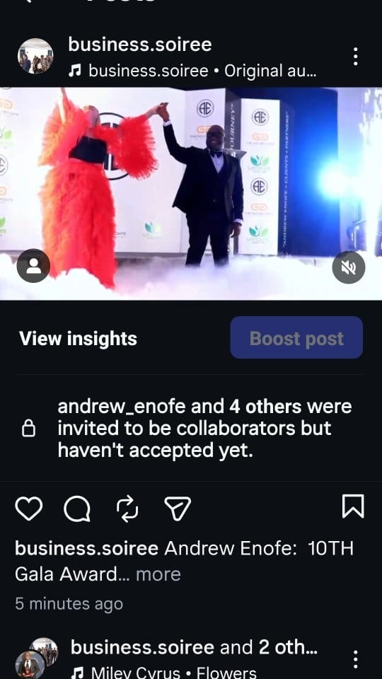 Post 7 by Couture Culture and Arts (CCA) on Instagram (video)