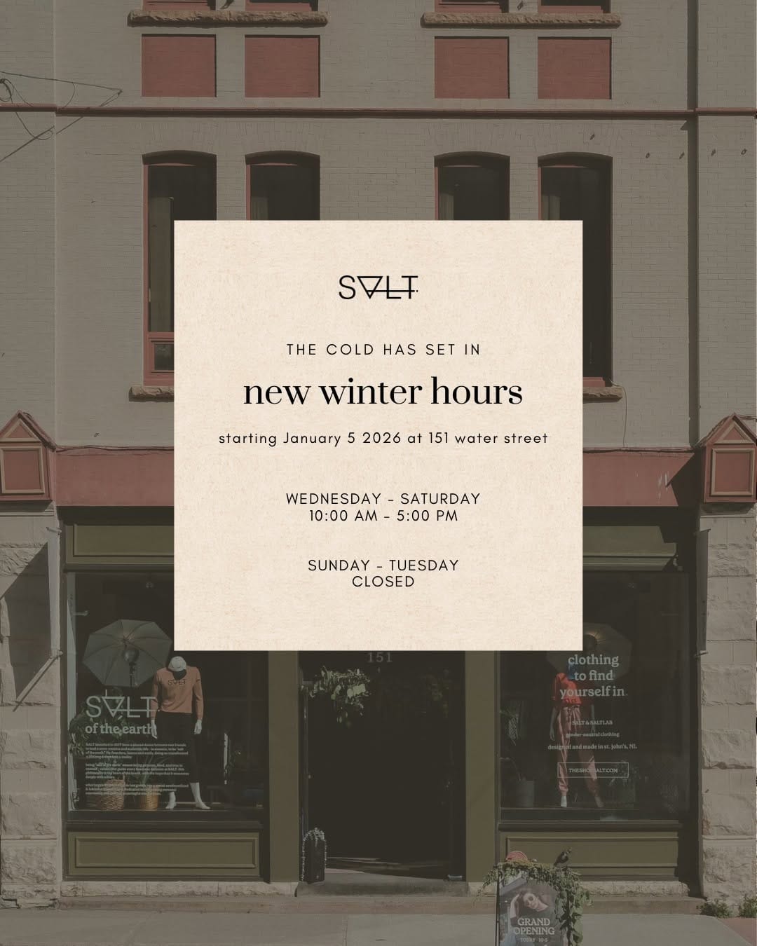 Post 9 by THE SHOP, SALT on Instagram (image)