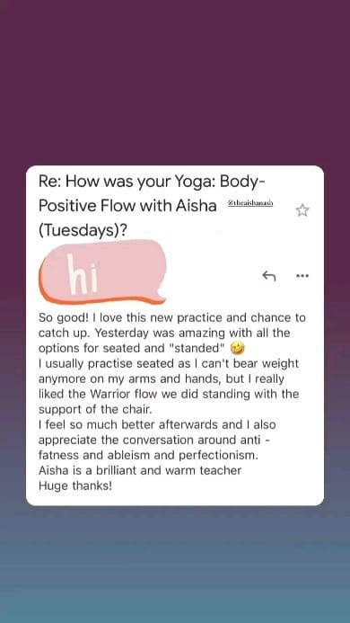 Post 9 by Aisha Nash on Instagram (video)