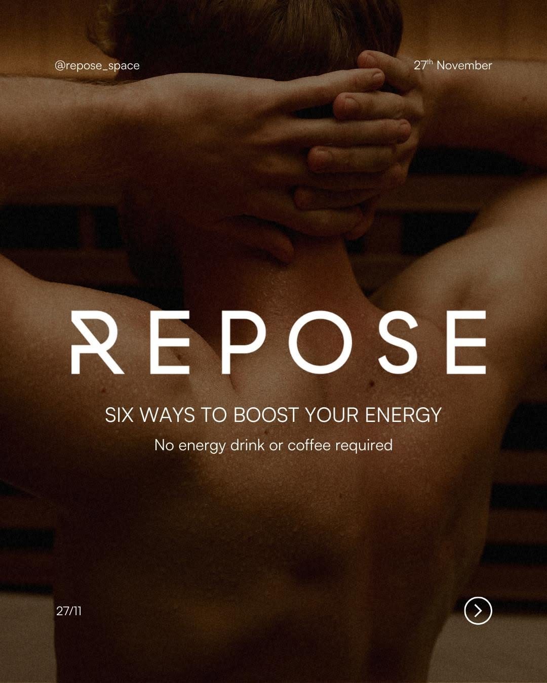 Post 9 by Repose Space | Biohacking & Fitness on Instagram (carousel)