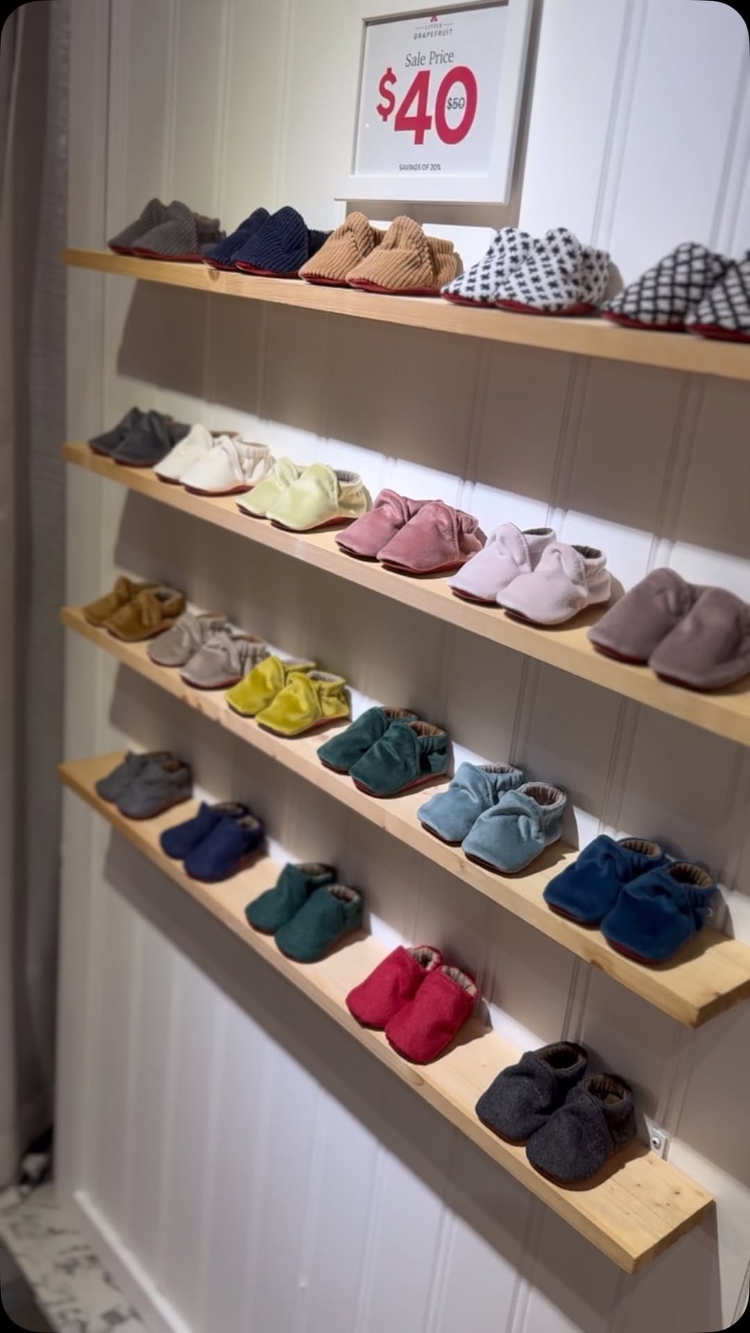 Post 1 by Little Grapefruit Baby Shoes on Instagram (video)