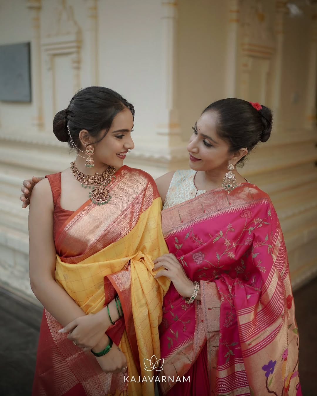 Post 5 by Kajavarnam | Sarees And Fabrics on Instagram (image)