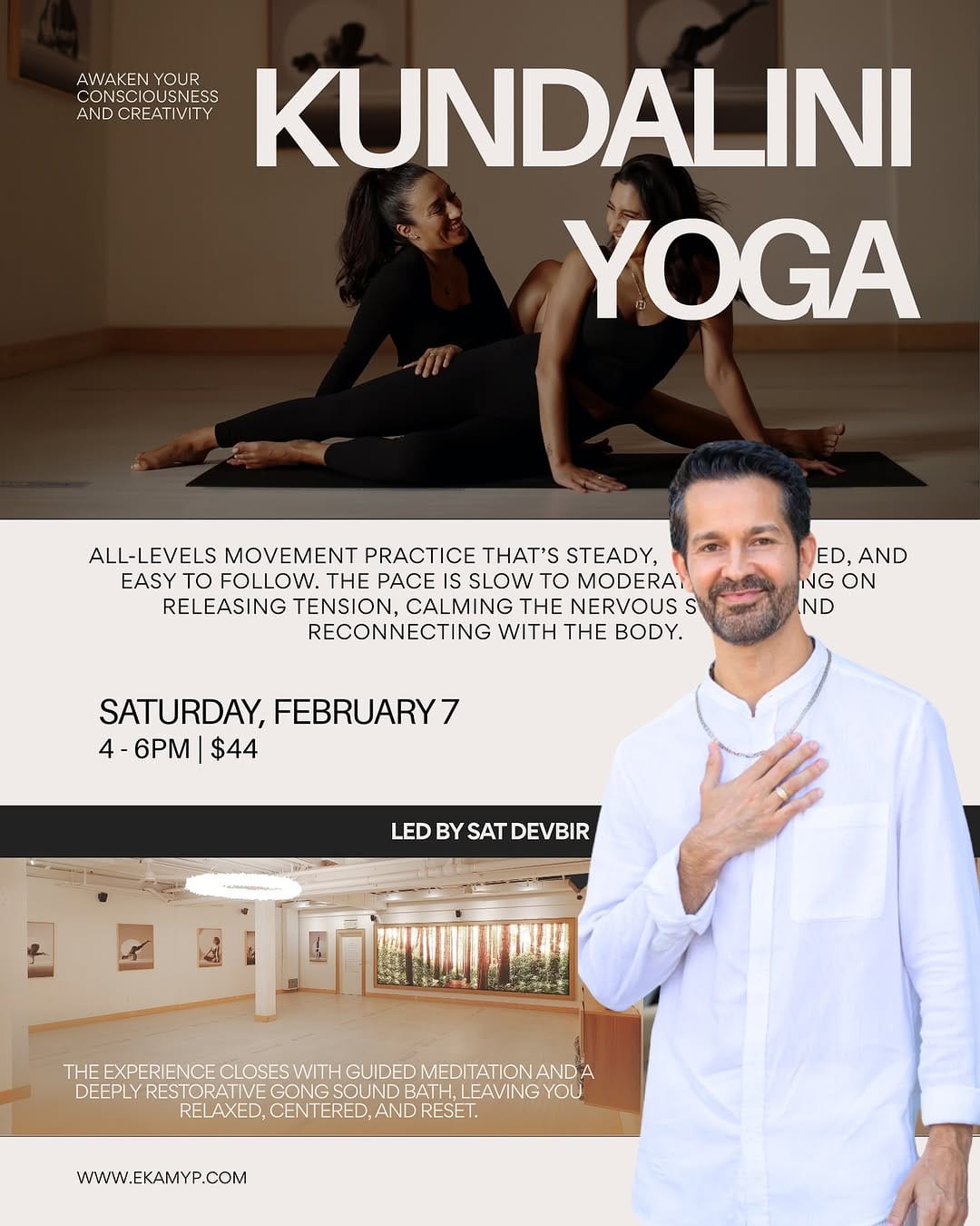 Post 1 by Ekam Yoga and Pilates on Instagram (image)