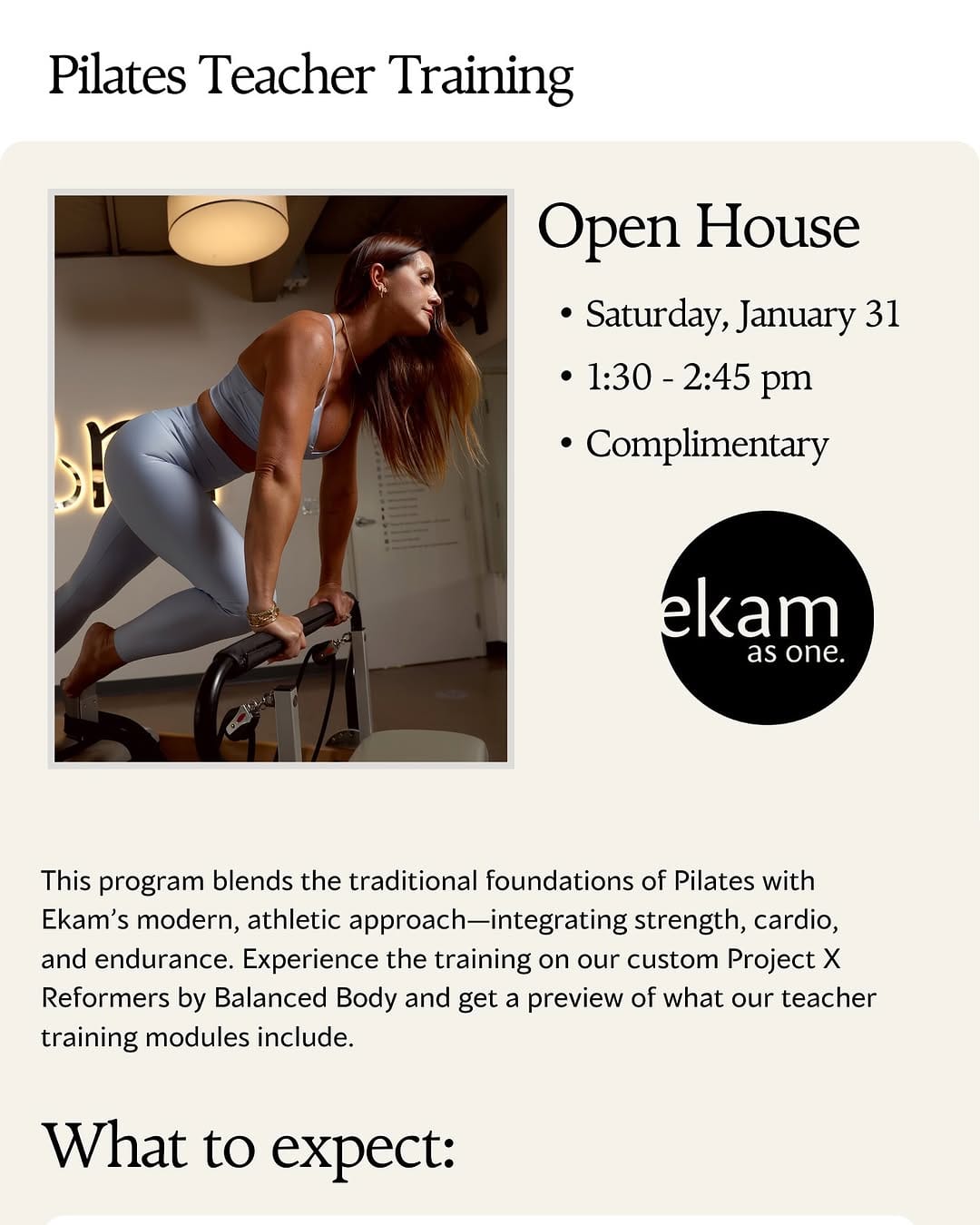 Post 5 by Ekam Yoga and Pilates on Instagram (carousel)