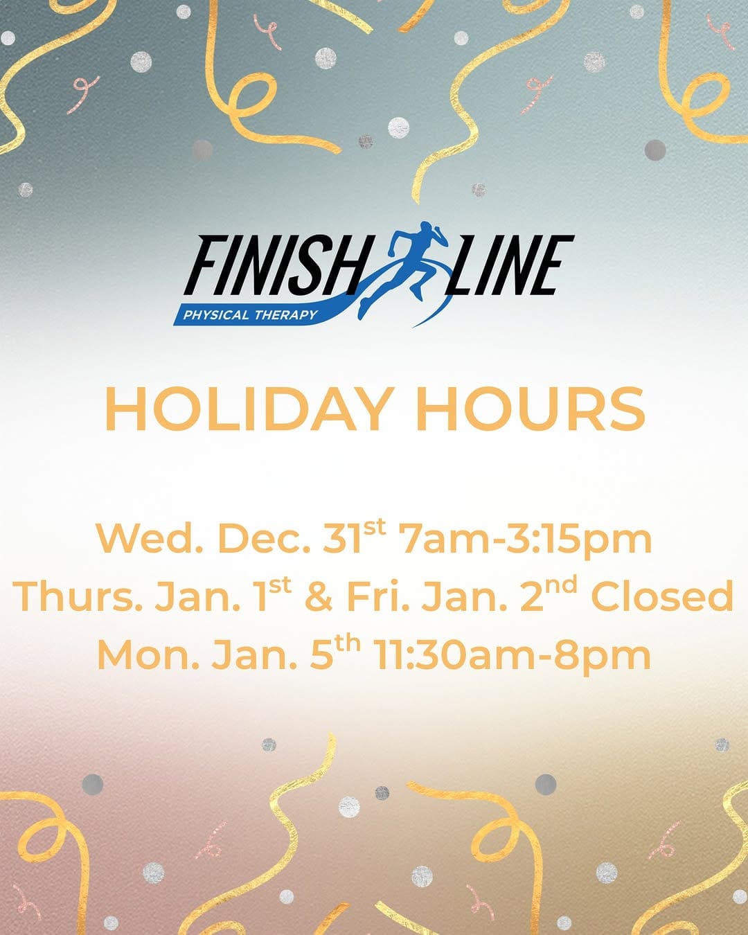 Post 5 by Finish Line Physical Therapy on Instagram (image)