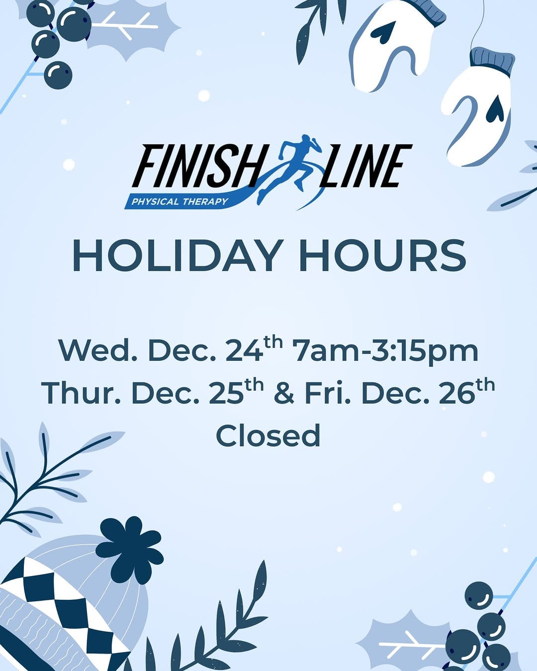 Post 7 by Finish Line Physical Therapy on Instagram (image)