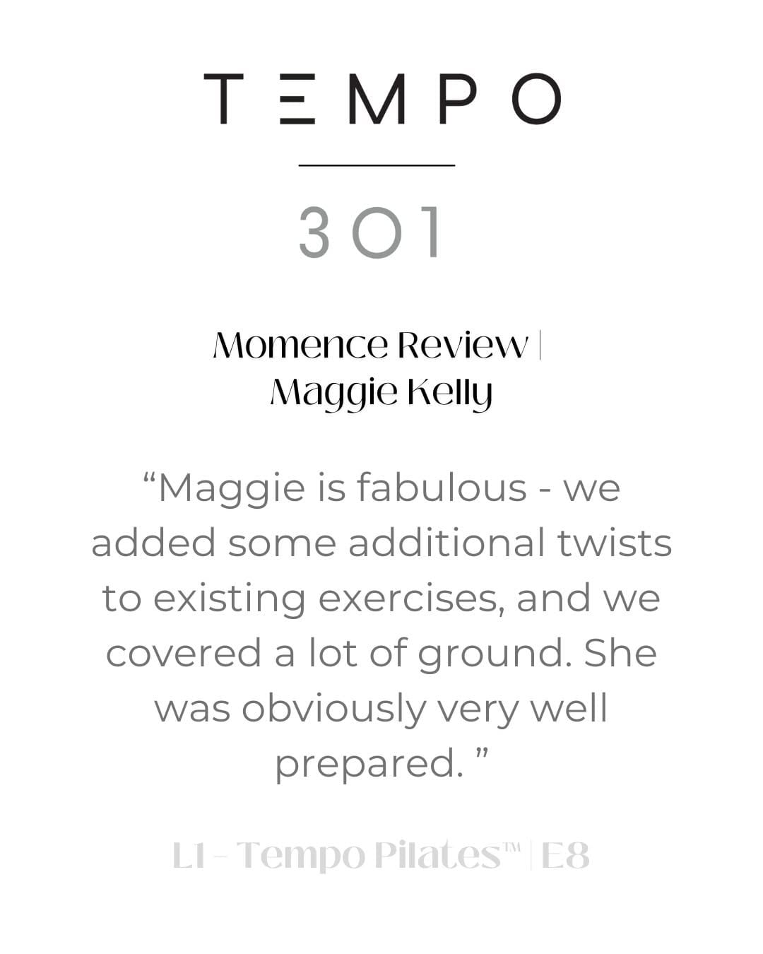 Post 3 by TEMPO 301 • REFORMER PILATES LONDON on Instagram (carousel)