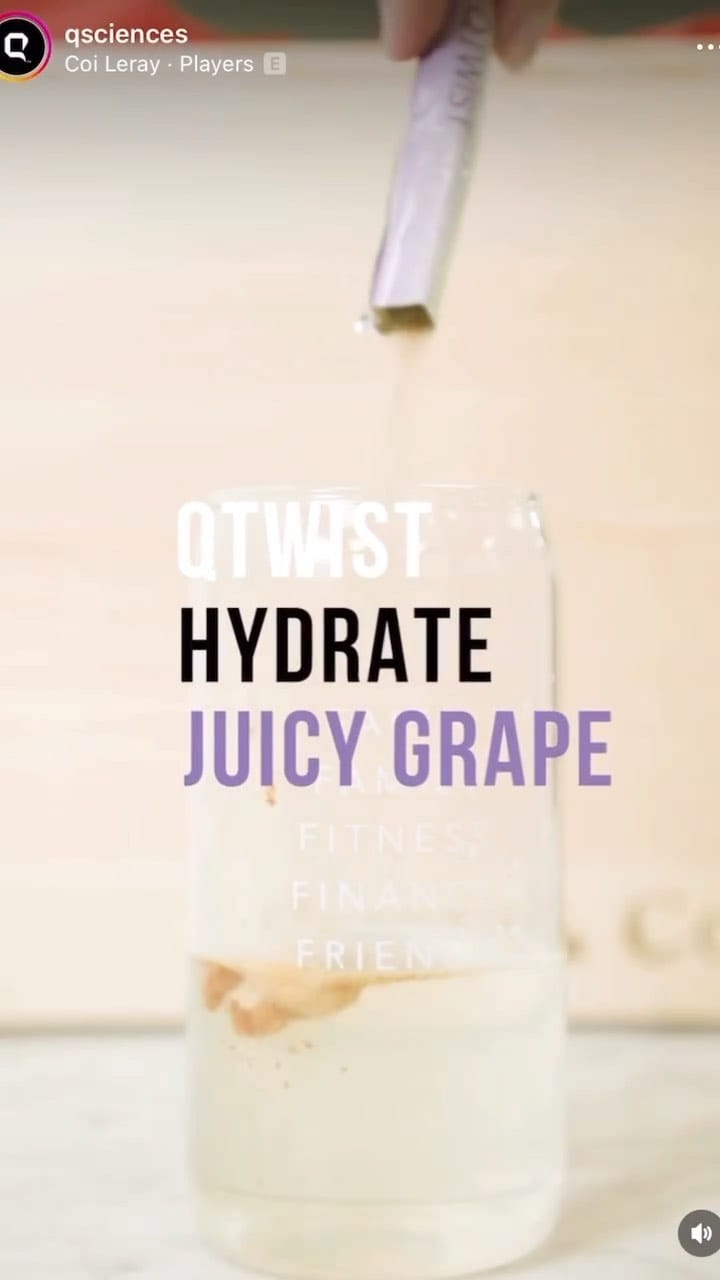 Post 1 by QSciences Lifestyle Ambassador on Instagram (video)