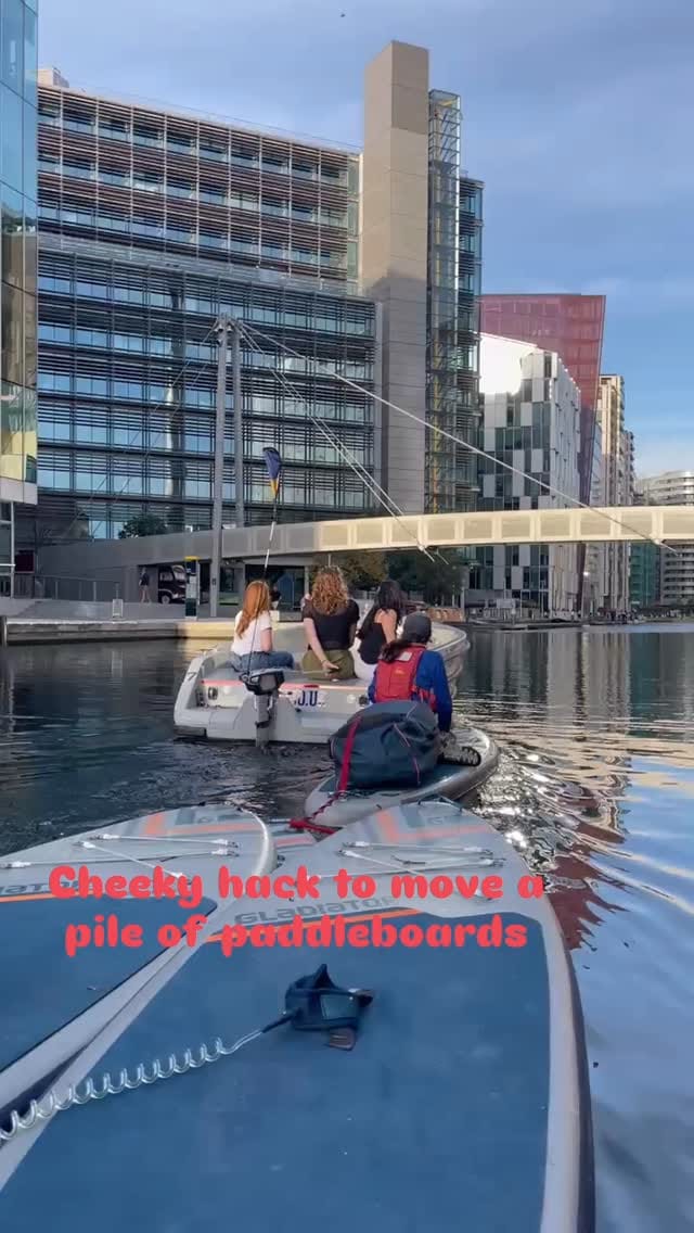 Post 5 by Paddleboarding London on Instagram (video)