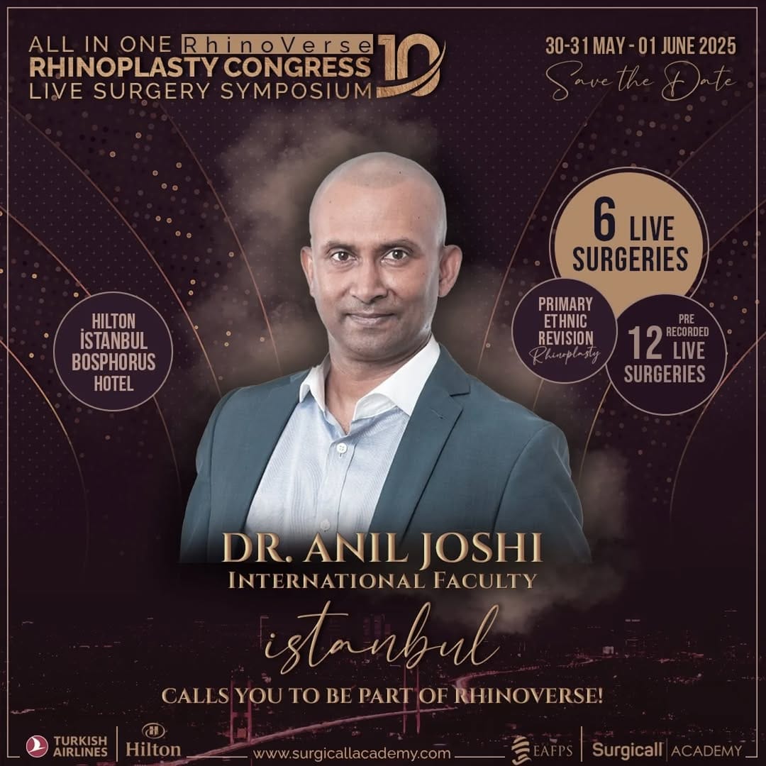 Post 8 by Anil Joshi FRCS, IBCFPRS | Facial Plastic Surgeon on Instagram (image)