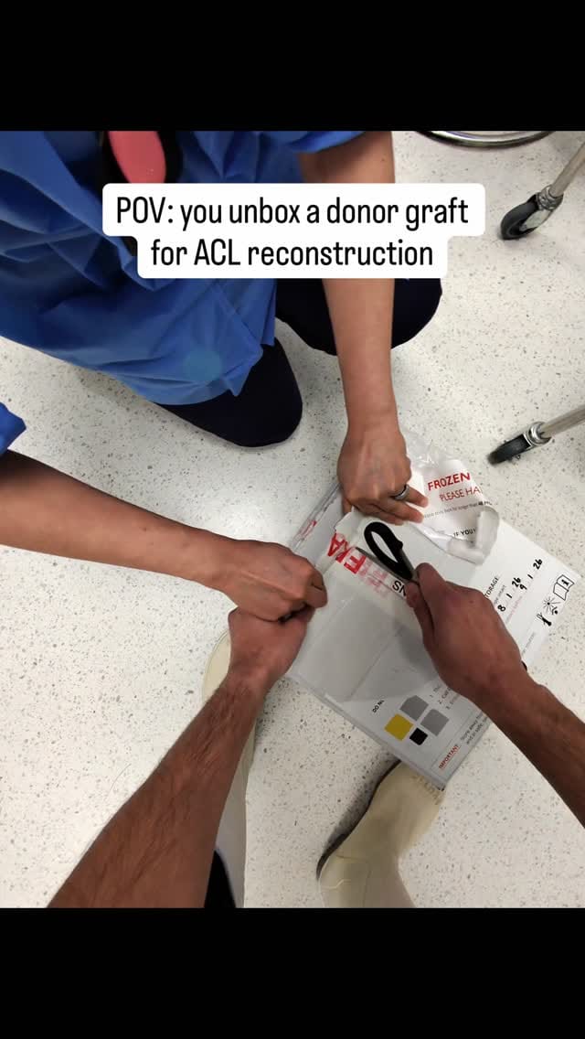 Post 5 by Dr Kash Akhtar | ACL, Meniscus, Cartilage on Instagram (video)