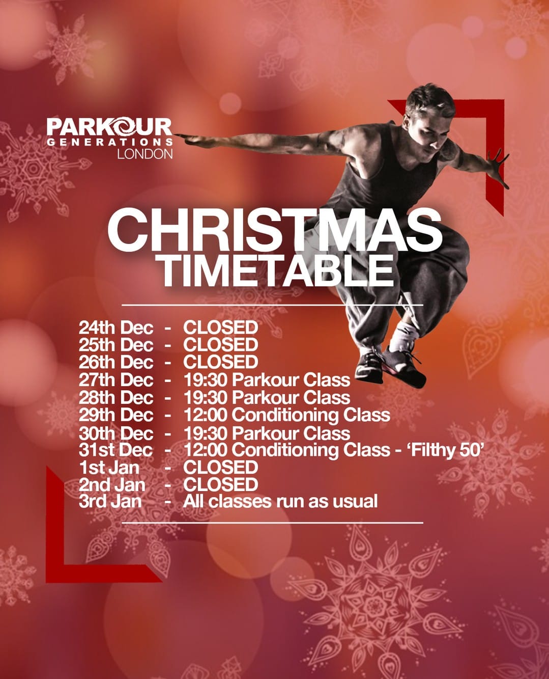 Post 6 by Parkour Generations London on Instagram (image)