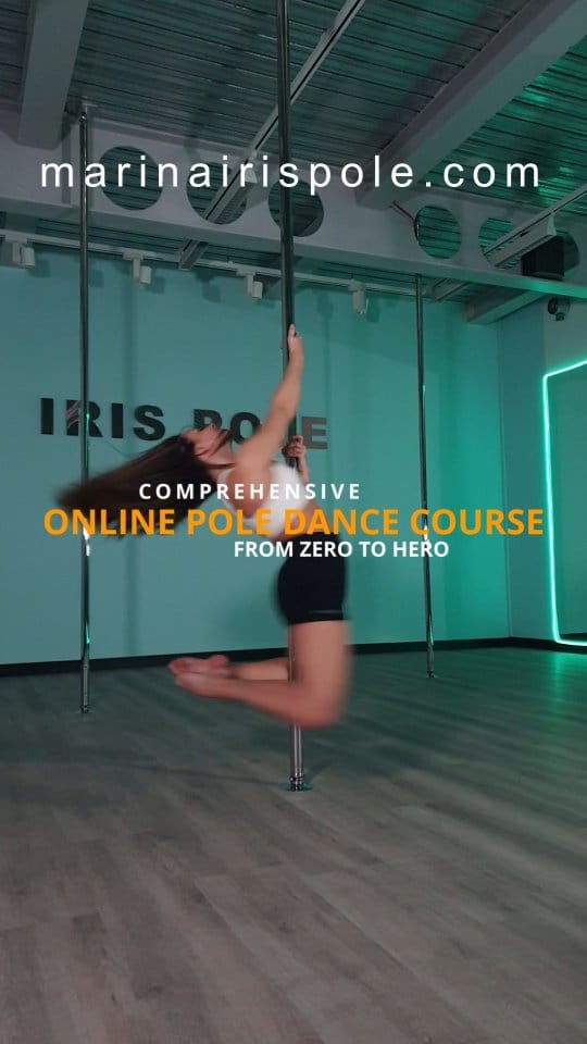 Post 8 by Marina Iris | Pole / Flow / Flex Instructor on Instagram (video)