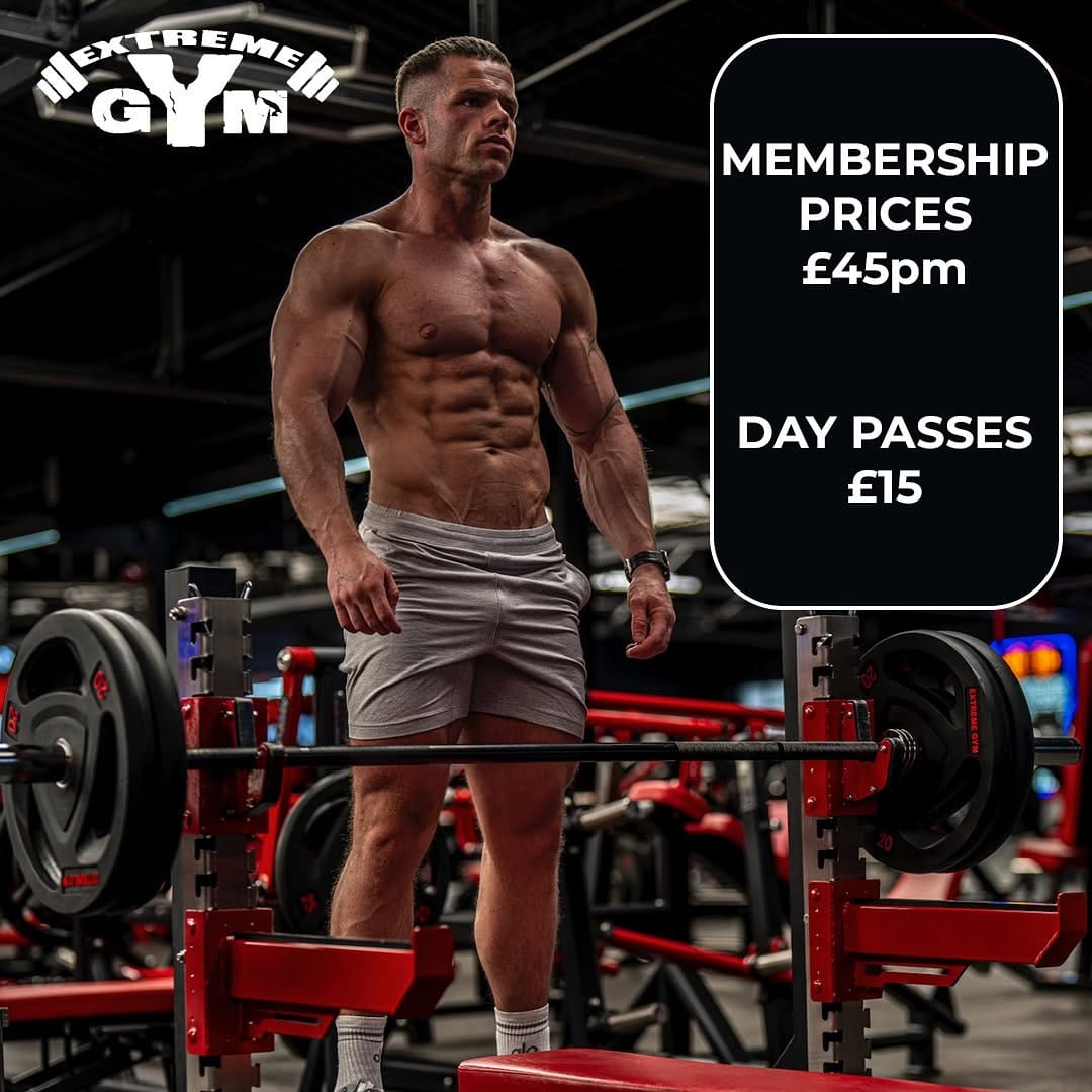 Post 8 by Extreme Gym Glasgow on Instagram (image)