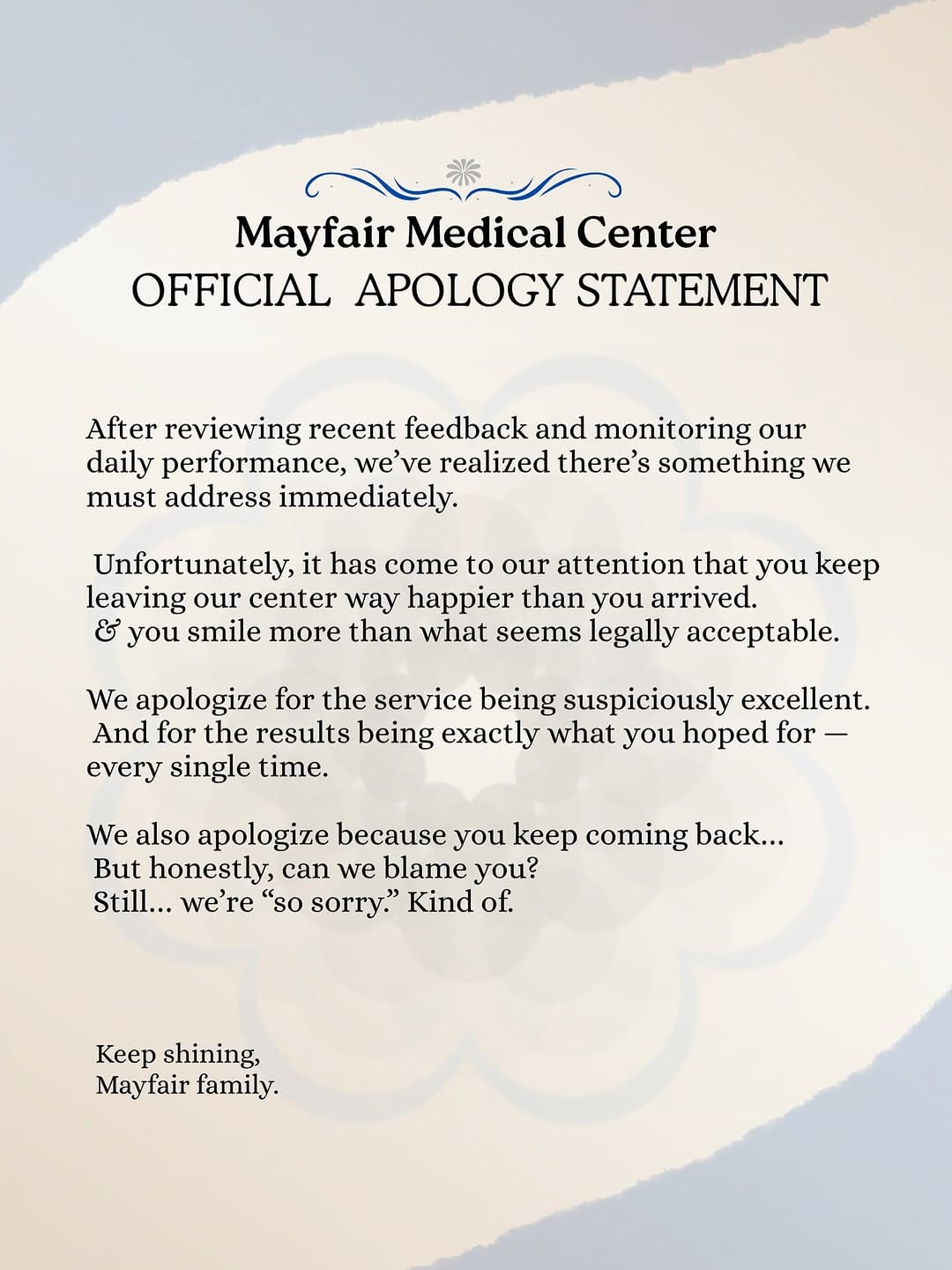 Post 6 by Mayfair Medical Center on Instagram (image)